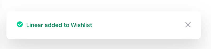 Angellist
				notification toast ui component