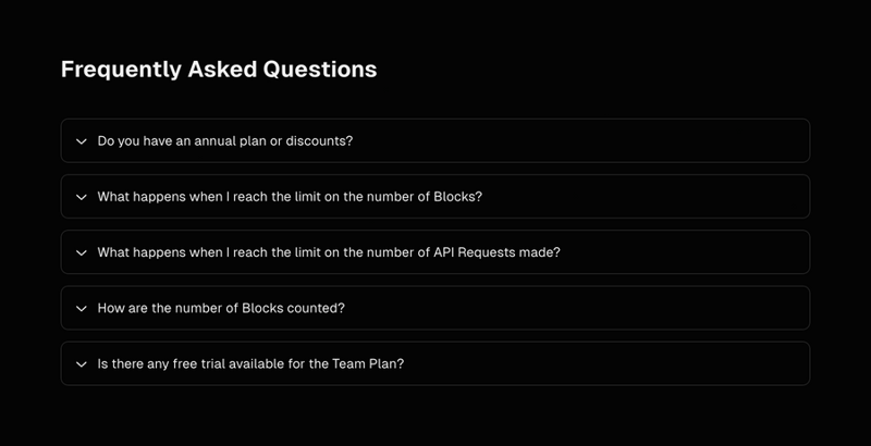 Basehub
				faq ui component