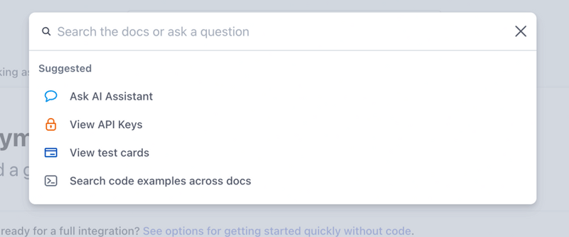Stripe
				input search ui component