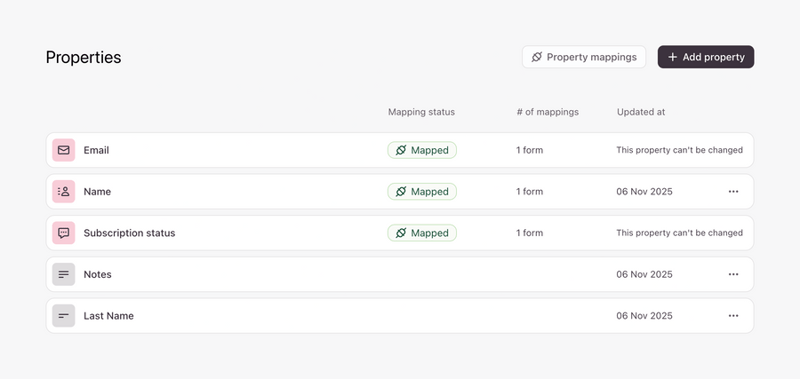 Typeform
				table ui component