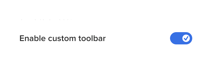 Mural
				toggle/switch ui component