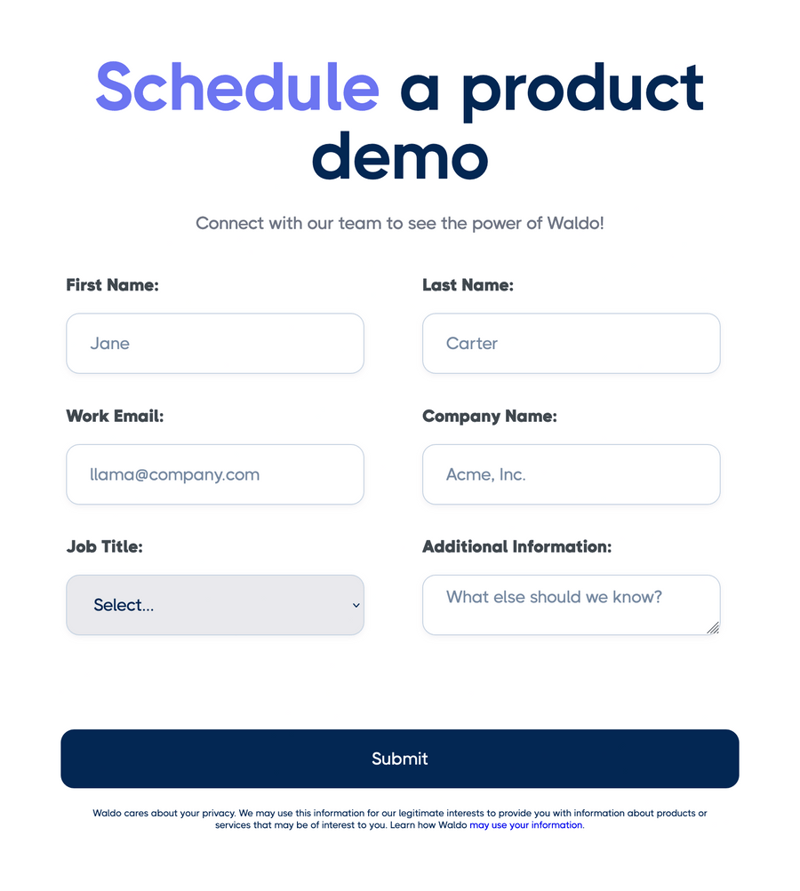 Waldo
				form element ui component