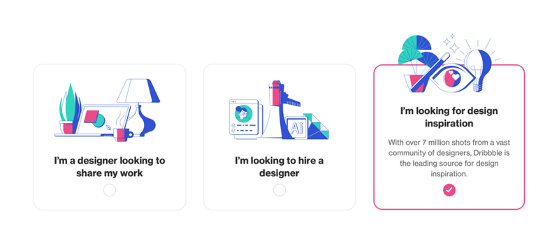 Dribbble
				checkbox & radio ui component