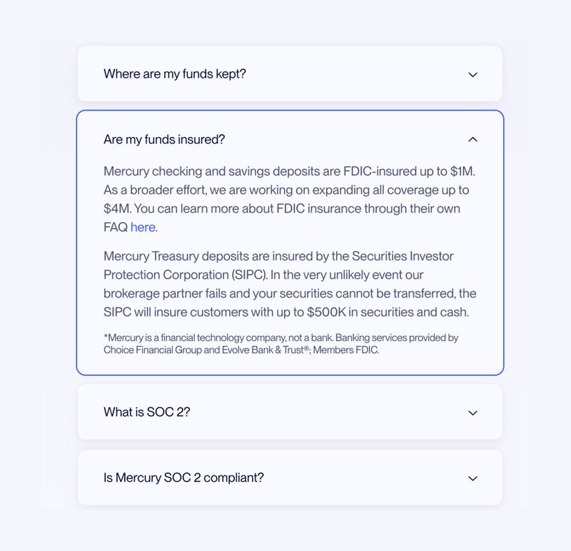 Mercury
				accordion ui component