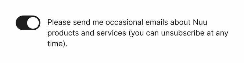 Nuu
				toggle/switch ui component