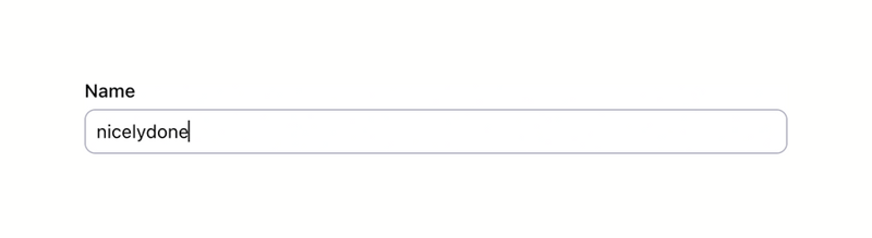 DevRev
				input text ui component