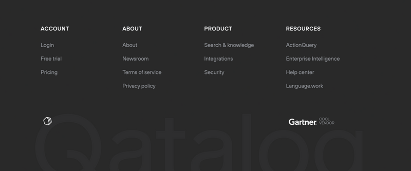 Qatalog
				footer ui component