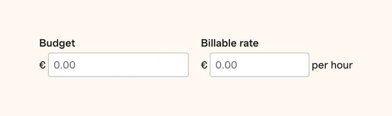Harvest
				input amount ui component