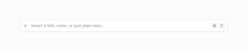 (Basic) Bookmarks
				input search ui component