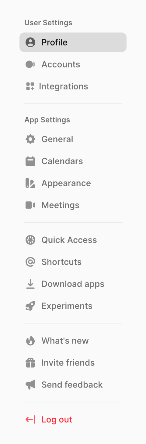 Amie
				vertical navigation ui component