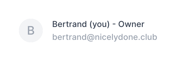 Loops
				avatar ui component