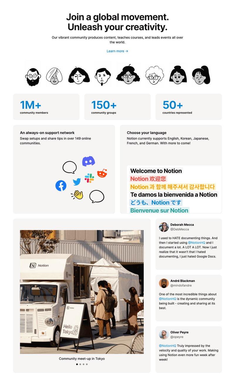 Notion
				bento box ui component