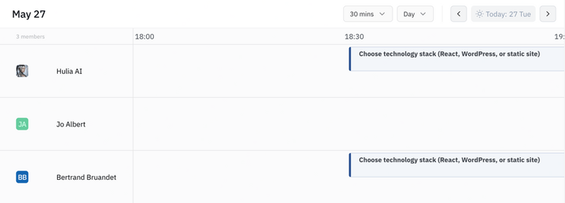 Huly
				timeline & history ui component