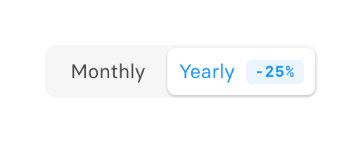 Synthesia
				segmented control ui component