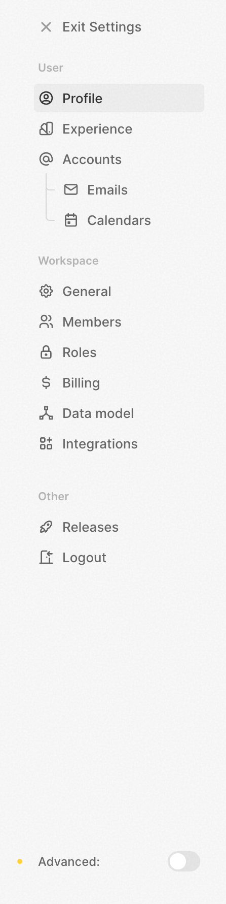Twenty
				vertical navigation ui component