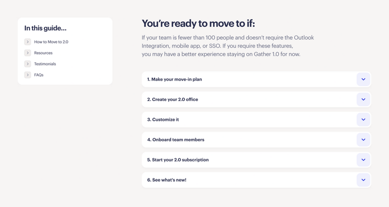 Gather
				accordion ui component