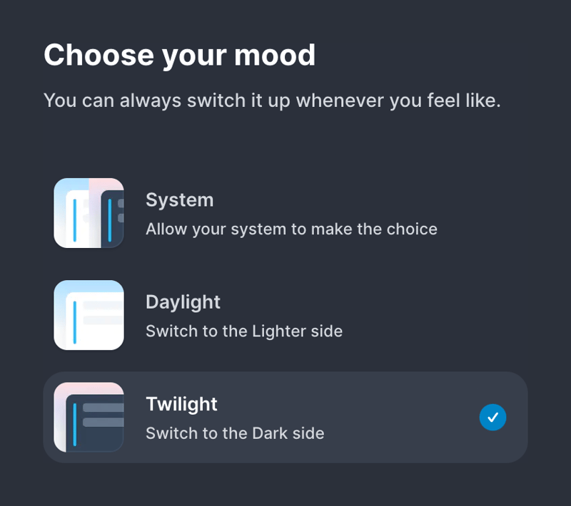 Daybridge
				theme settings ui component