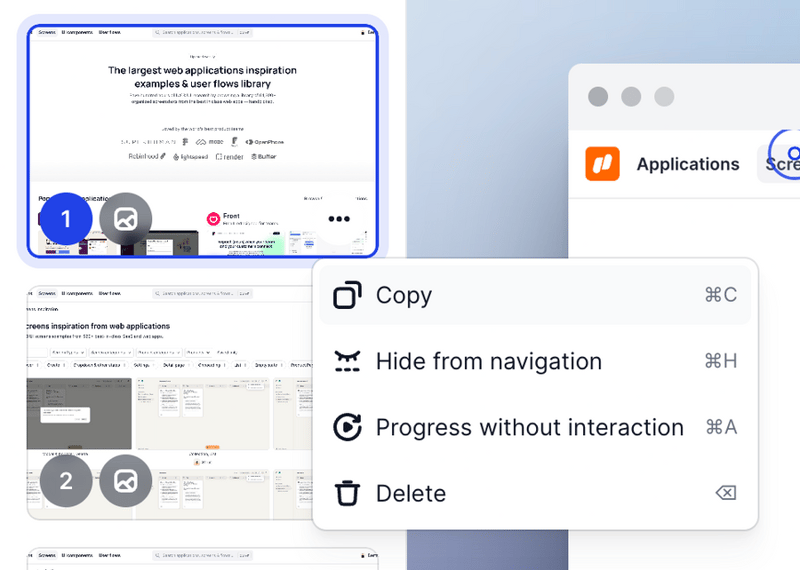 Arcade
				dropdown menu ui component