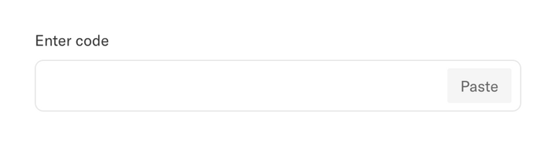 Refrakt
				input code ui component