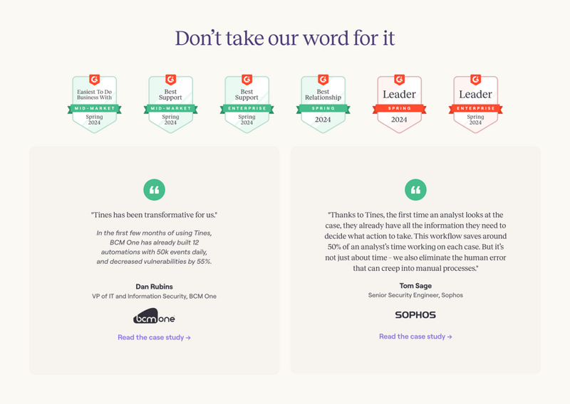 Tines
				testimonial ui component