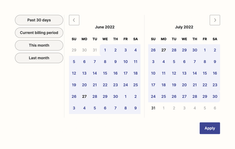 Zapier
				datepicker ui component