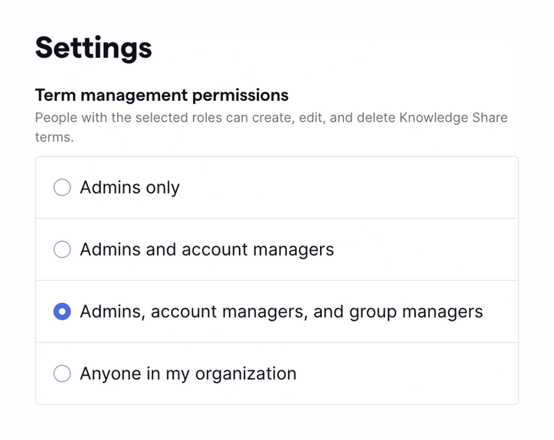Grammarly
			settings form permissions radio group ui component