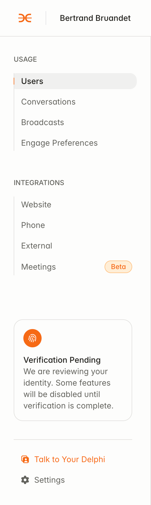 Delphi
				vertical navigation ui component
