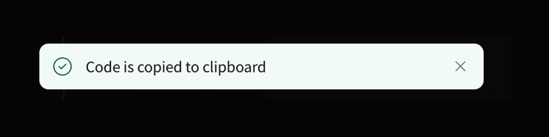 Vev
				notification toast ui component