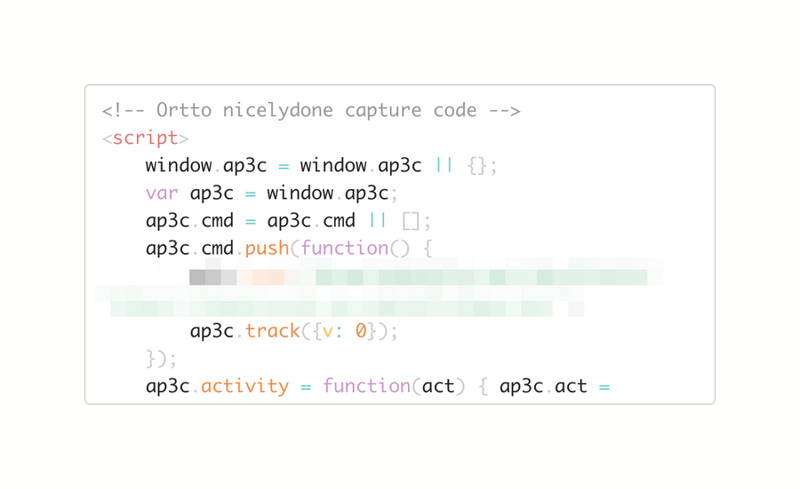 Ortto
				code block ui component
