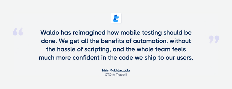 Waldo
				testimonial ui component
