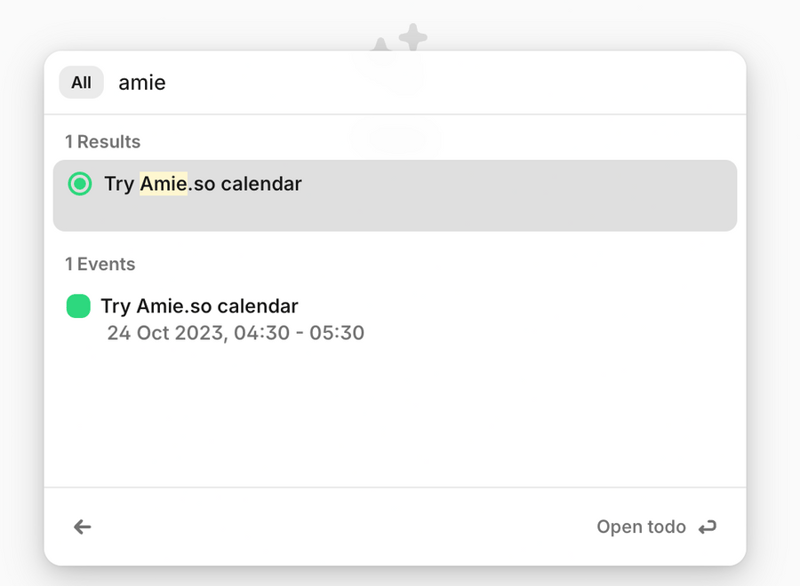 Amie
				input search ui component