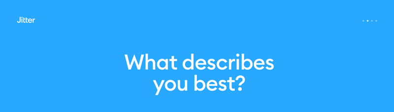 Jitter
				stepper ui component