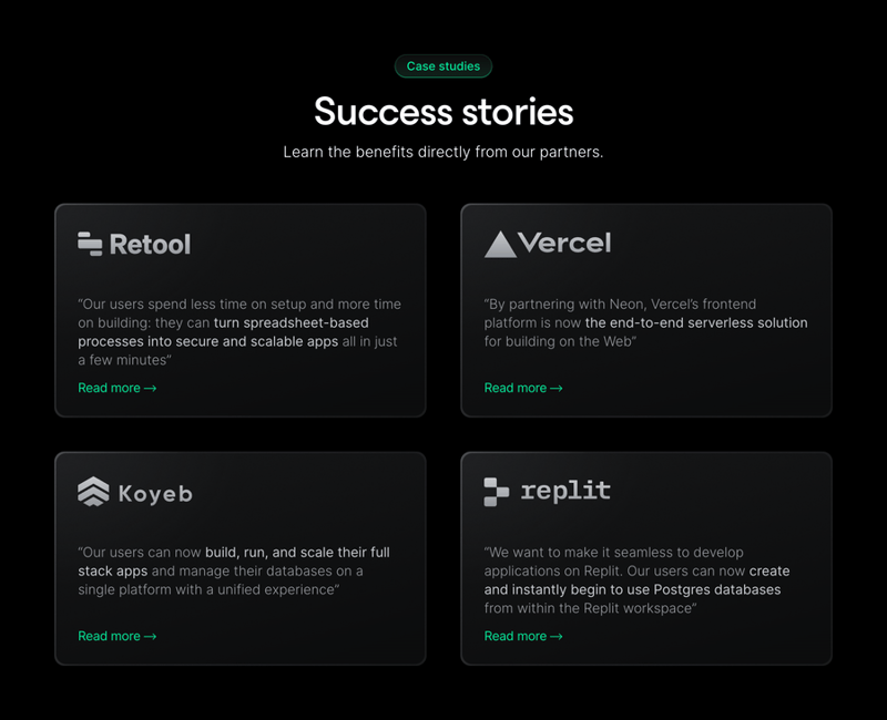 Neon
				testimonial ui component