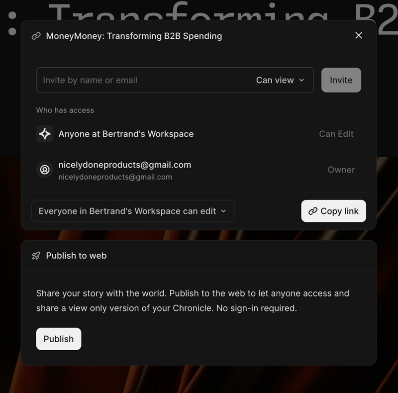 Chronicle
				modal ui component