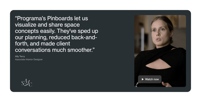 Programa
				testimonial ui component