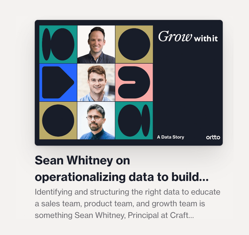 Ortto
				card ui component