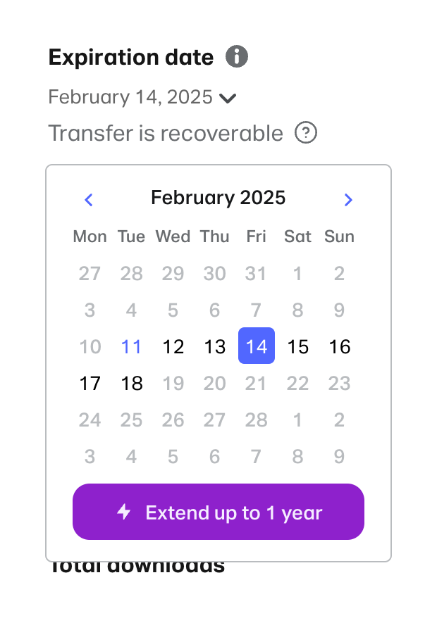 WeTransfer
				datepicker ui component