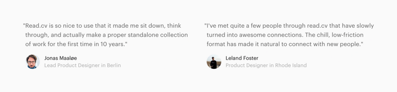 Read.cv
				testimonial ui component