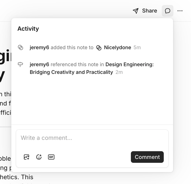 Campsite
				timeline & history ui component