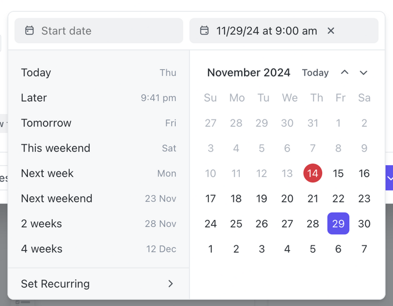 ClickUp
				datepicker ui component