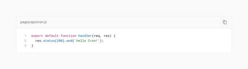 Vercel
				code block ui component