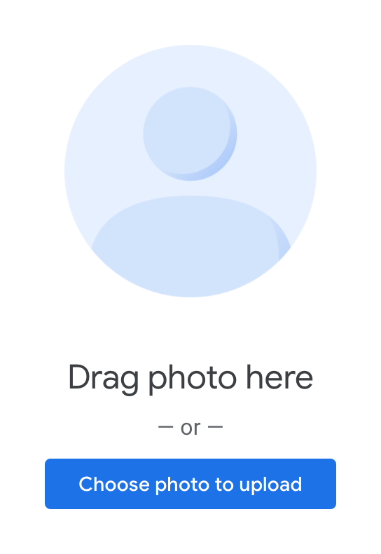 Google Account
				file upload input ui component