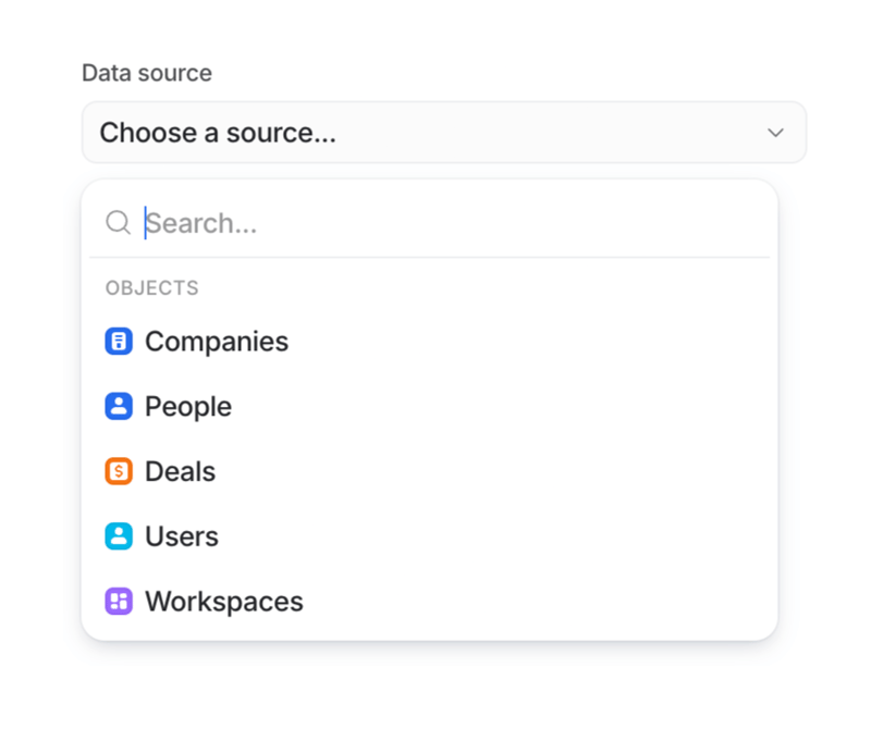 Attio
				input select ui component