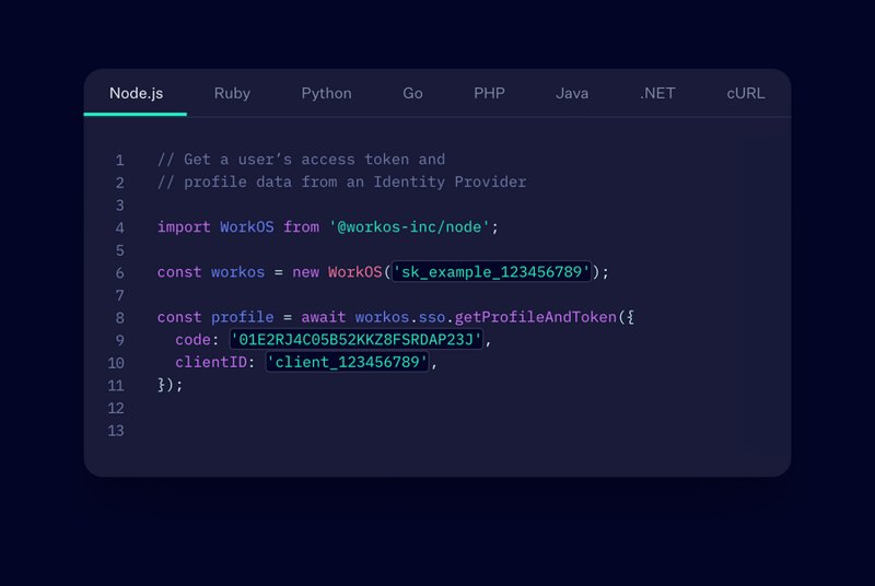 WorkOs
				code block ui component