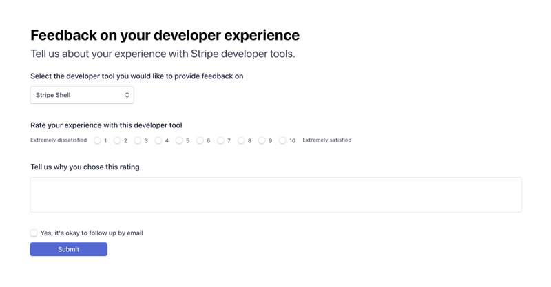 Stripe
				feedback ui component