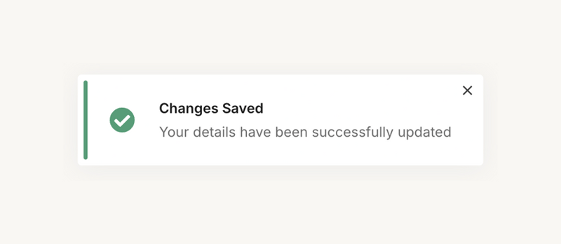 Kit
				notification toast ui component