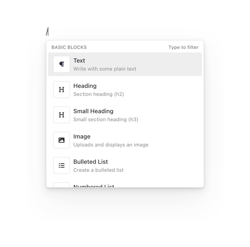 Audienceful
				dropdown menu ui component