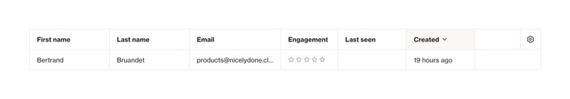 Ortto
				table ui component