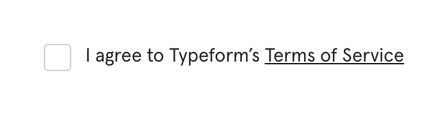 Typeform
				checkbox & radio ui component
