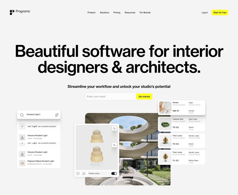 Programa
				hero section ui component
